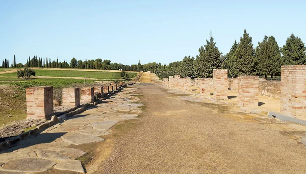 Estrada romana antiga — Fotografia de Stock