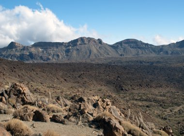 Ucanca'ya Vadisi bulutlar ile