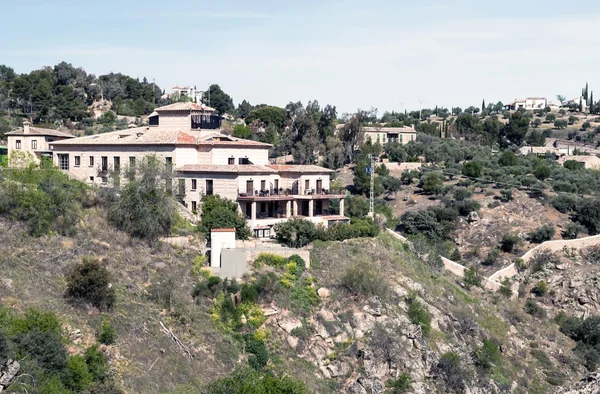 Houses mountains — Stock Photo, Image