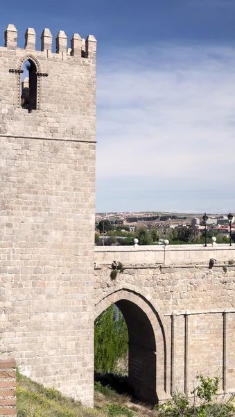 Tower of Alcantara bridge — Stock Photo, Image