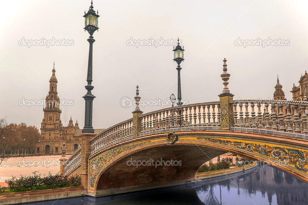 Bridge in Plaza of Spain