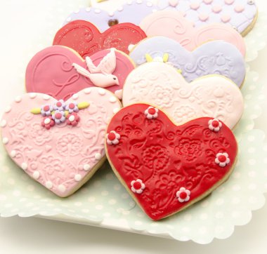 Sevgililer günü kurabiyeleri