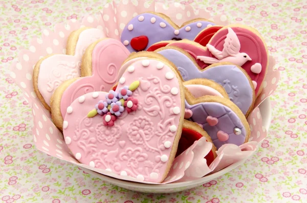 Valentijn cookies — Stockfoto