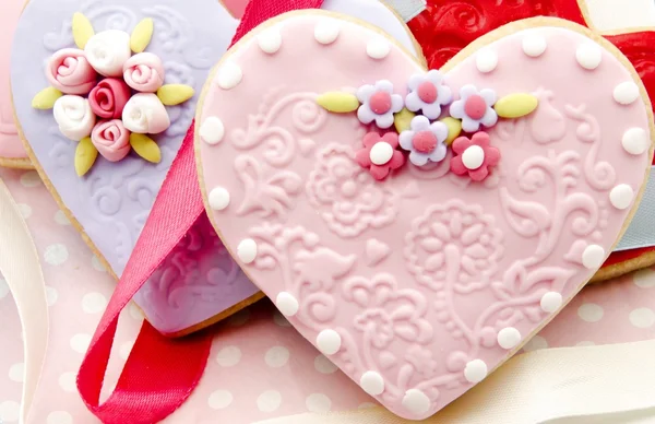 Valentine soubory cookie — Stock fotografie