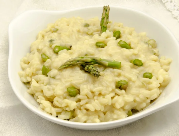 Risoto de espargos — Fotografia de Stock