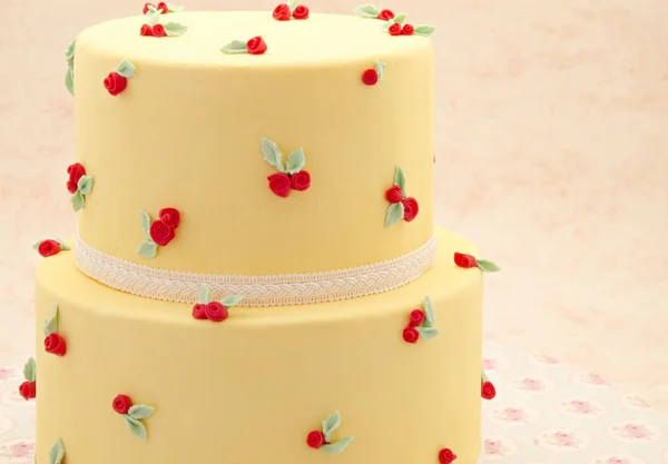 Torta decorata — Foto Stock