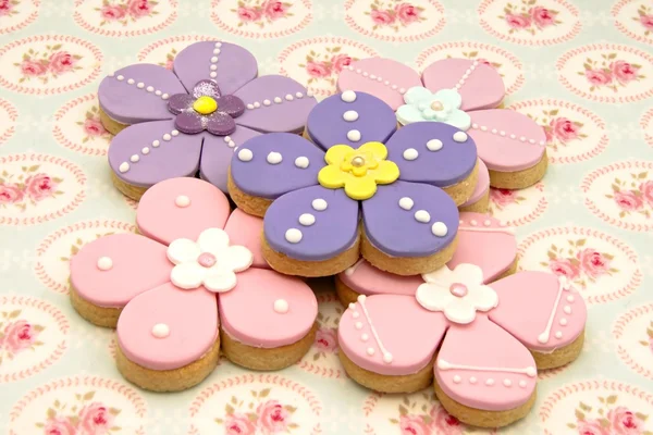 Cookies bloemen — Stockfoto