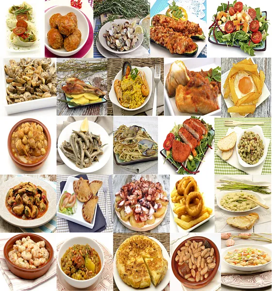 İspanyol yemekleri duvar resmi