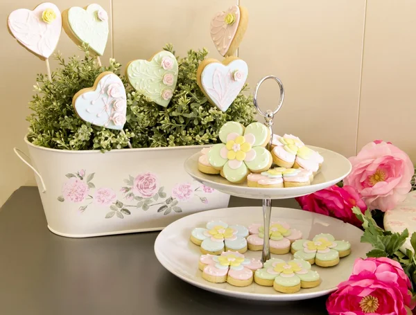 Biscotti decorati — Foto Stock