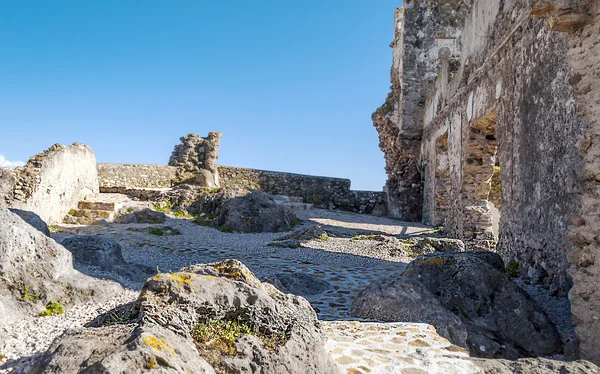 Ortaçağ kale duvarı — Stok fotoğraf