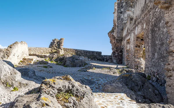 Středověký hrad zeď — Stock fotografie