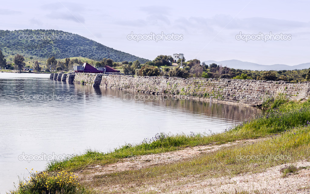 Roman dam Stock Photo by ©dulsita 24795895