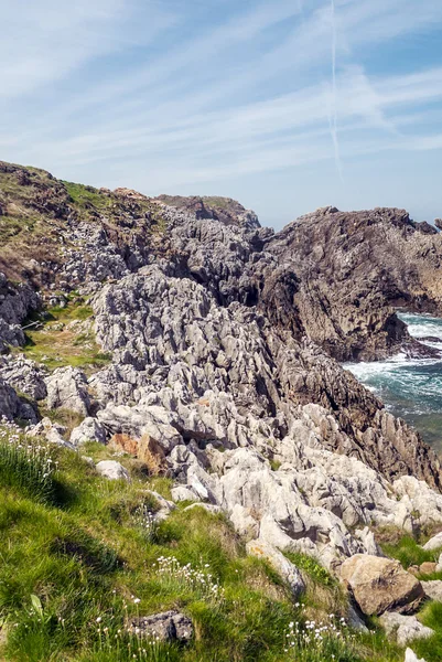 Hoher felsen von santa justa — Stockfoto