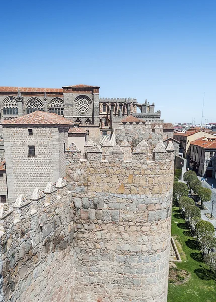 Avila san salvador Katedrali — Stok fotoğraf