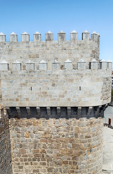 Mura della città in verticale — Foto Stock