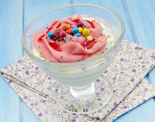 Postre de yogur — Foto de Stock