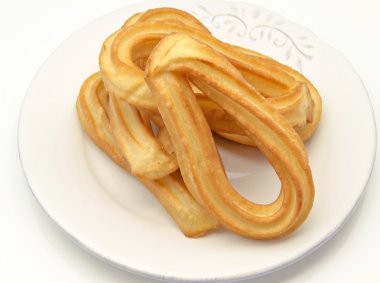 Several fried churros clipart