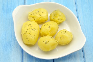 çeşitli pişmiş patates