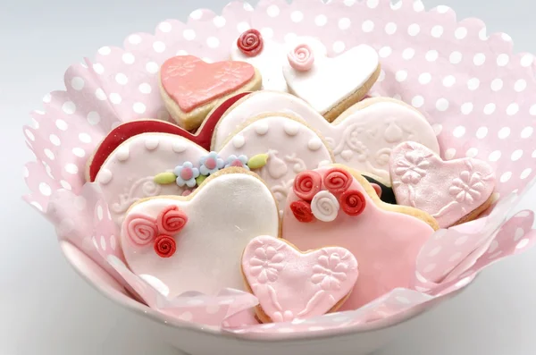 Valentine soubory cookie — Stock fotografie