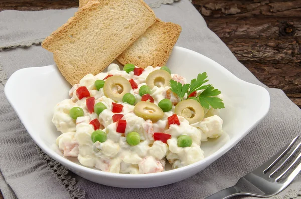 Russian salad — Stock Photo, Image