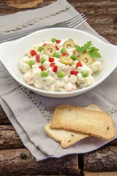 Russian salad — Stock Photo, Image