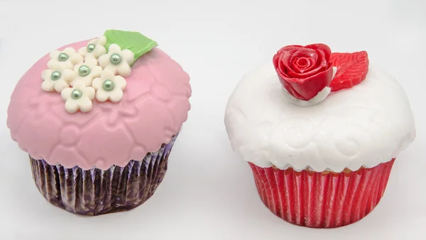 Cupcakes decorados — Fotografia de Stock