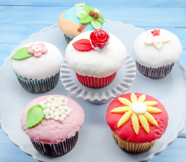 Cupcake decorati — Foto Stock