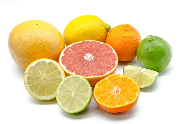 各种各样的柑橘 — 图库照片