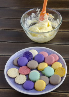 geleneksel Paris macarons