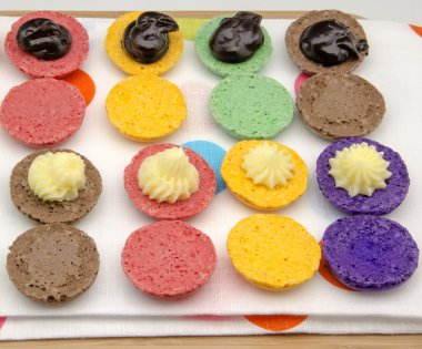 geleneksel Paris macarons