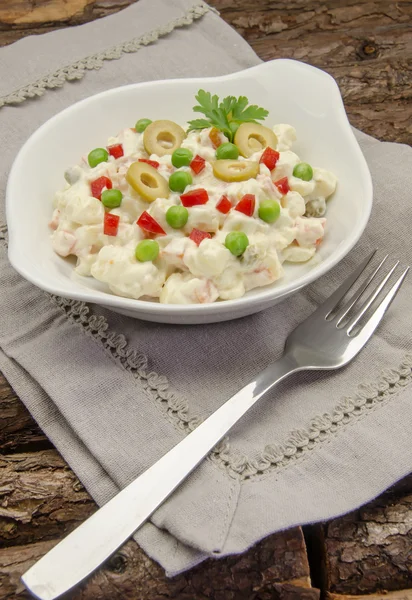 Russian salad — Stock Photo, Image