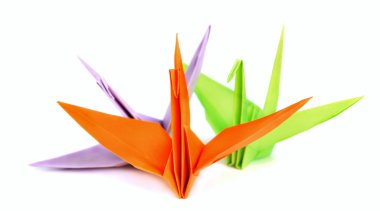 renk origami kuş