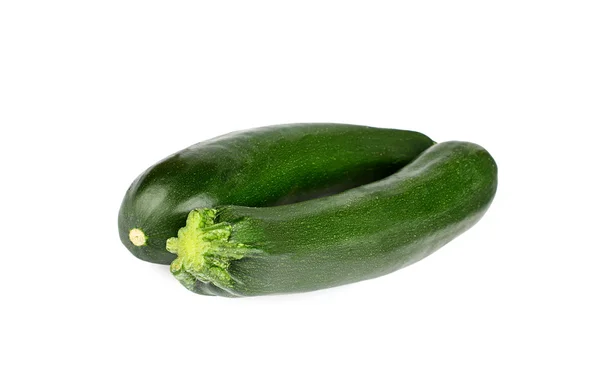 Två gröna zucchini. — Stockfoto