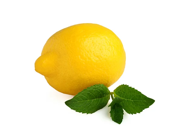 Full lemon with mint — Stock Photo, Image