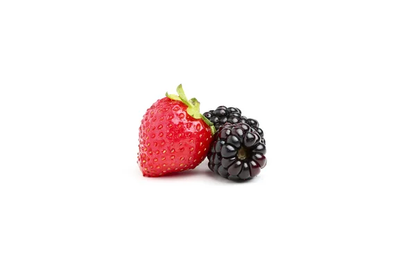 Fragole e more . — Foto Stock