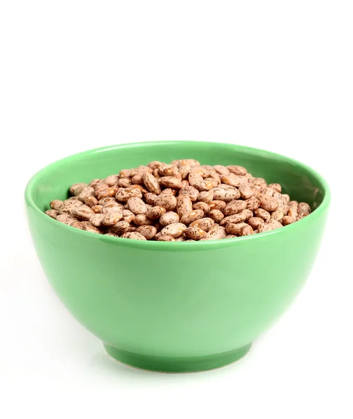 White dried beans in a bowl. — Stock Photo, Image