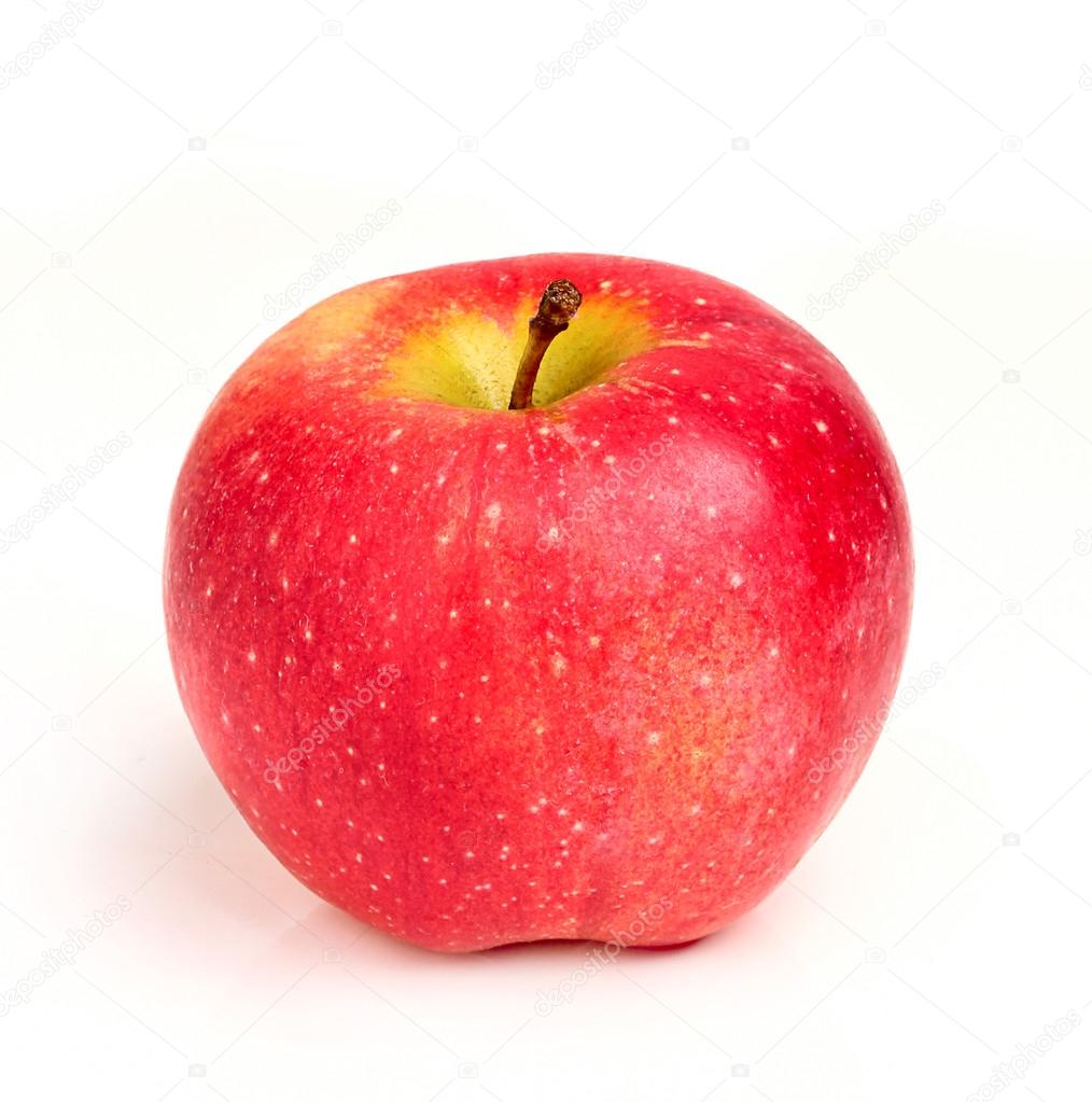 Moldovan red apple closeup.