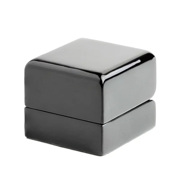 Black a plastic box. — Stock Photo, Image