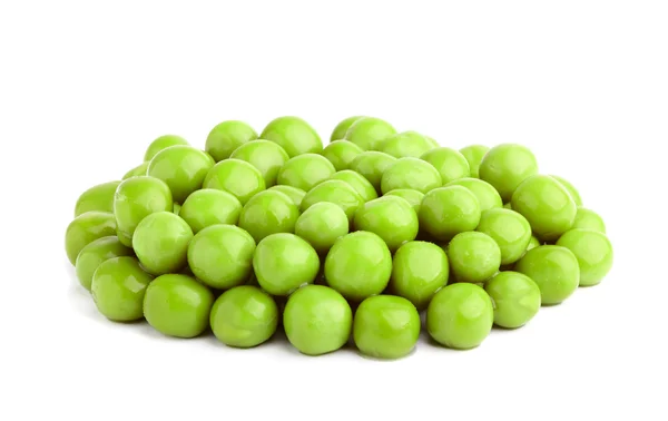 Green peas isolated. — Stock Photo, Image