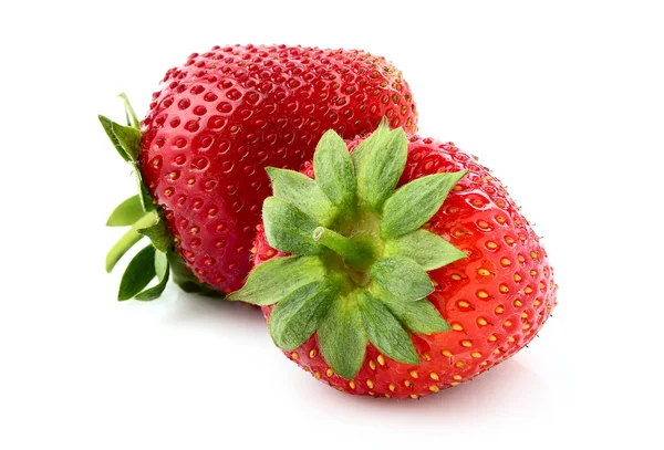 두 맛 있어 딸기. — 스톡 사진