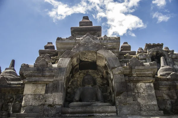 Borobodur - buddhistischer Tempel lizenzfreie Stockfotos