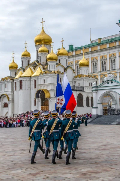 Soldaten des Kreml-Regiments Stockbild