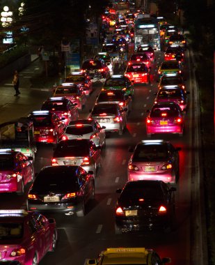 gece trafik