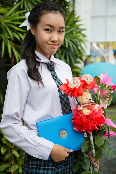 Tailandês menina estudante — Fotografia de Stock