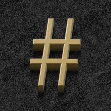 Altın alfabe, koyu arkaplanda metalik harfler, 3 boyutlu resimleme, sembol