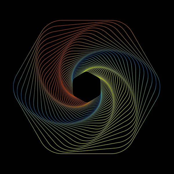 çok renkli soyut arkaplan, çizgileri ve dalgaları olan dijital illüstrasyon