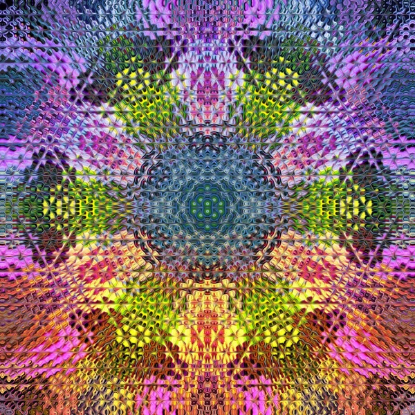 Sfondo Astratto Multicolore Texture Pattern Illustrazione Digitale — Foto Stock