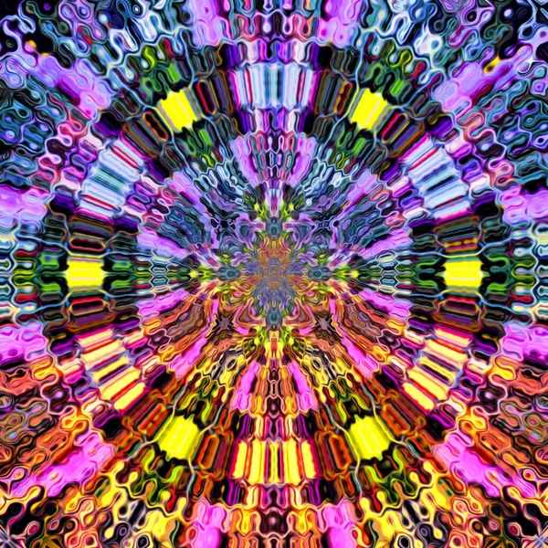 Flerfärgad Abstrakt Bakgrund Struktur Och Mönster Digital Illustration — Stockfoto