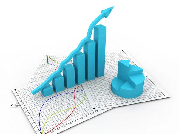 Business graph — Stock Photo, Image