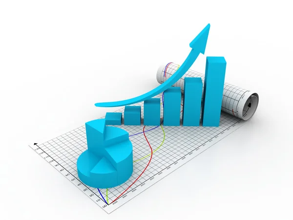 Business graph — Stock Photo, Image